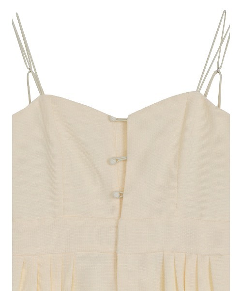 Ameri（アメリ） サロペット オーバーオール LAME TWEED BUSTIER