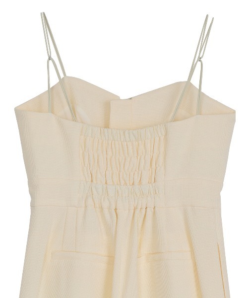 定価24800円タグ付✨LAME TWEED BUSTIER ROMPERS Ameri（アメリ） サロペット オーバーオール LAME TWEED BUSTIER