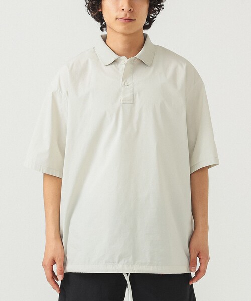 BEAMS F ポロシャツ ホワイト イタリア製 極美品