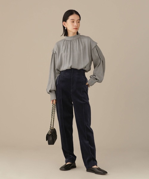 「NANO universe」 コーデュロイパンツ II イエロー レディース_画像7