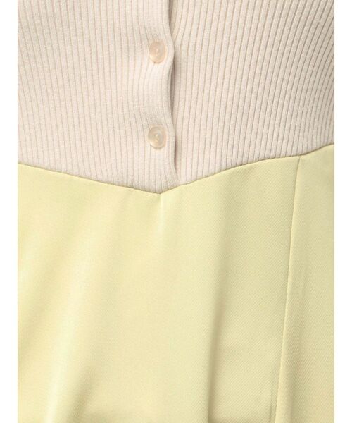 LAGUNAMOON（ラグナムーン） ワンピース カラーニットドッキングナロー