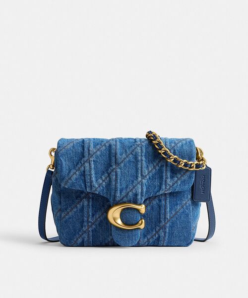 CAL94 新作 COACH シングルショルダー クロスボディ デニムバッグ