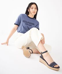 Tommy 【雷市場（ポンジャン）商品韓国直送】TOMMY ゾーイ サンブレー エスパドリーユ 260 新品 出品 hilfiger Nautical Stripe エスパドリーユ 白| Dressinn