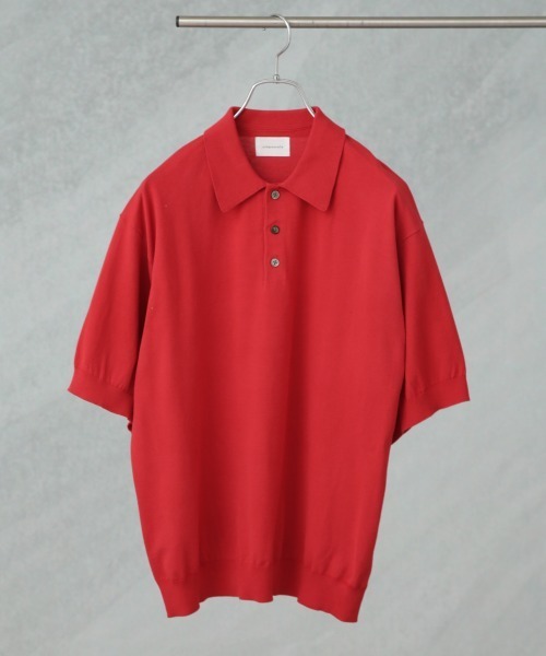 crepuscule ポロシャツ crepuscule/別注 S/S KNIT POLO メンズ