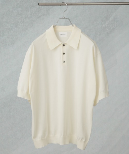 crepuscule ポロシャツ crepuscule/別注 S/S KNIT POLO メンズ