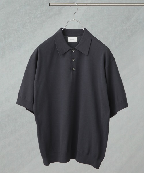crepuscule（クレプスキュール） ポロシャツ crepuscule/別注 S/S KNIT