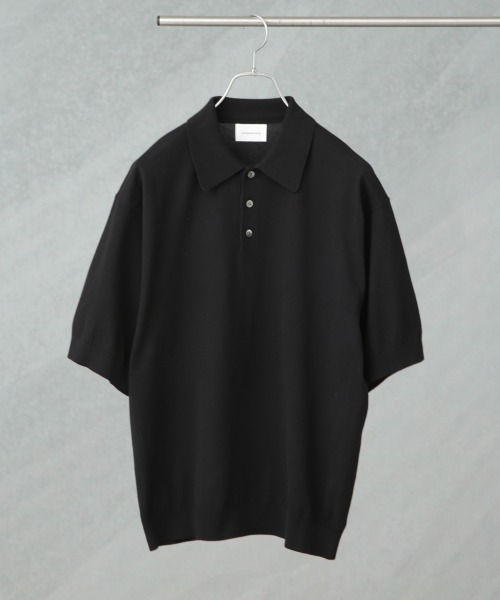 crepuscule 21SS 別注 ニットポロシャツ crepuscule / 別注 S/S KNIT POLO