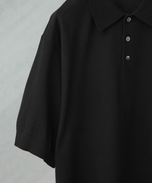 crepuscule ポロシャツ crepuscule/別注 S/S KNIT POLO メンズ