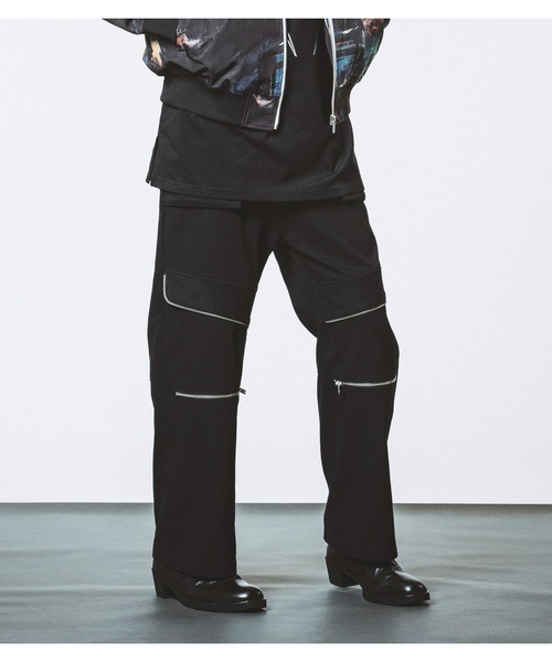 NO ID. パンツ NO ID. パンツ フラップZIPワイドパンツ メンズ : ZOZOTOWN
