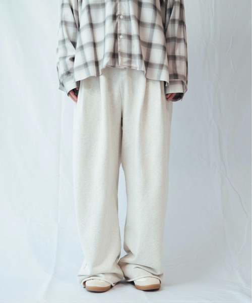 Toironier パンツ Toironier/トワロニエ/2tuck Sweat Pants メンズ