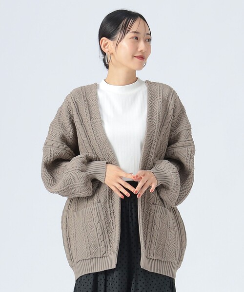 BEAMS カーディガン BEAMS HEART（ビームス ハート） カーディガン ニットカーディガン（S
