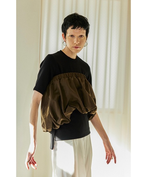 tシャツ BUSTIER DOCKING TOP レディース