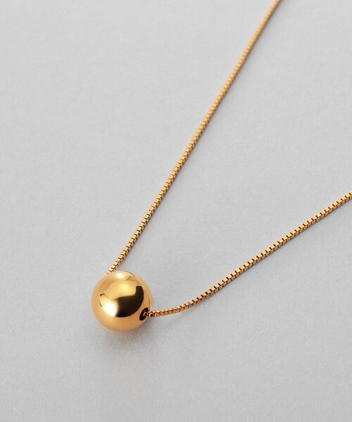 COCOSHNIK（ココシュニック） ネックレス シルバー ホロウボール