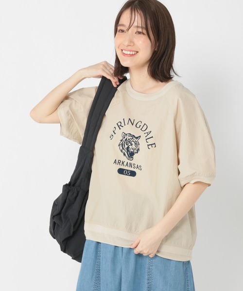 tシャツ トラックプルオーバー レディース studio CLIP tシャツ 半袖トラックプルオーバー レディース