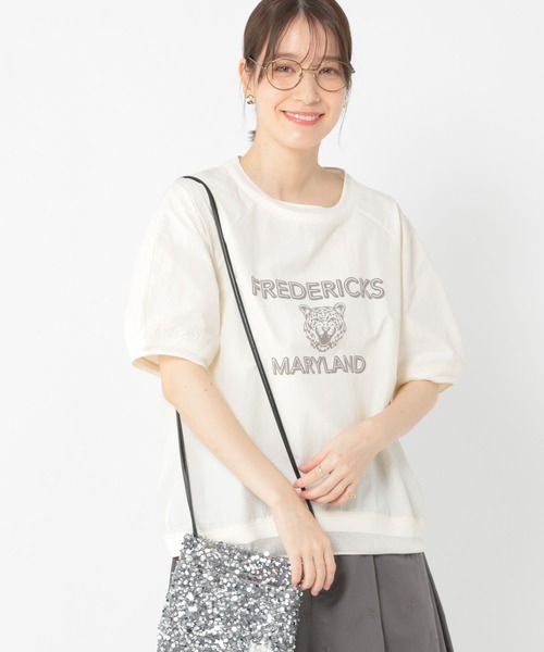 tシャツ トラックプルオーバー レディース studio CLIP tシャツ 半袖トラックプルオーバー レディース