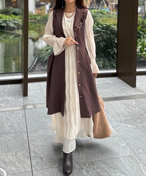 ST.ROONEY（セントルーニー） ワンピース テーラードジレワンピース