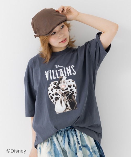 【Disney】US Disney Parks ヴィランズ 男女兼用 半袖Tシャツ Disney】US Disney Parks ディズニーヴィランズ 半袖Tシャツ