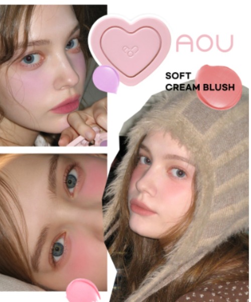 AOU チーク ソフトクリームチーク : ZOZOTOWN Yahoo!店 - 通販 - Yahoo