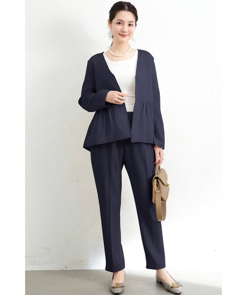 セットアップ パンツ スーツ レディース ドレス ジャケット 長袖 imgrc0144769842.jpg