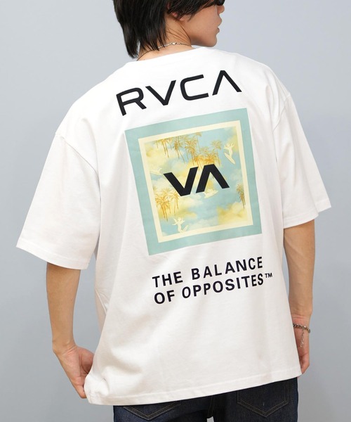 ルーカ ARCH RVCA 半袖Tシャツ ビッグシルエット 白S RVCA（ルーカ） BACK SIDE ARCH SS 半袖Tシャツ 半T ビッグシルエット