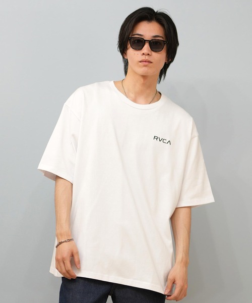 ユニセックス RVCAルーカ  ビッグシルエット バックプリンM RVCA（ルーカ） tシャツ 半袖Tシャツ ビックシルエット バックプリント