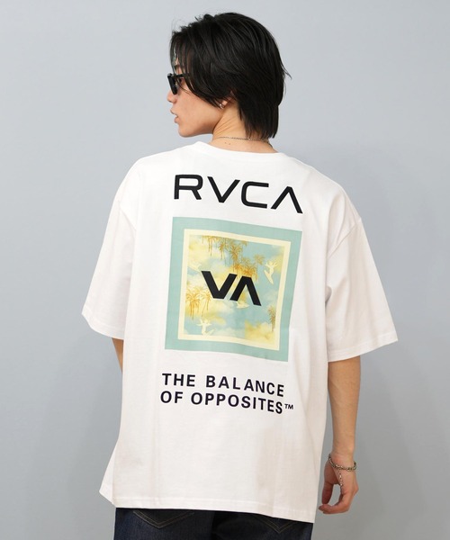 ユニセックス RVCAルーカ  ビッグシルエット バックプリンM RVCA（ルーカ） tシャツ 半袖Tシャツ ビックシルエット バックプリント