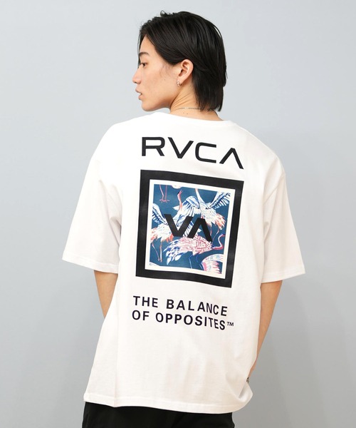 RVCA（ルーカ） tシャツ 半袖Tシャツ ビックシルエット バックプリント
