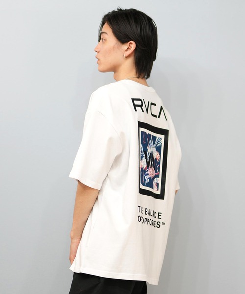 RVCA（ルーカ） tシャツ 半袖Tシャツ ビックシルエット バックプリント