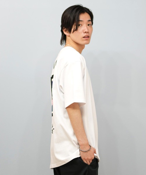 RVCA（ルーカ） tシャツ 半袖Tシャツ ビックシルエット バックプリント