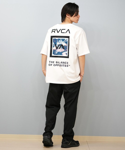 ユニセックス RVCAルーカ  ビッグシルエット バックプリンM RVCA（ルーカ） tシャツ 半袖Tシャツ ビックシルエット バックプリント