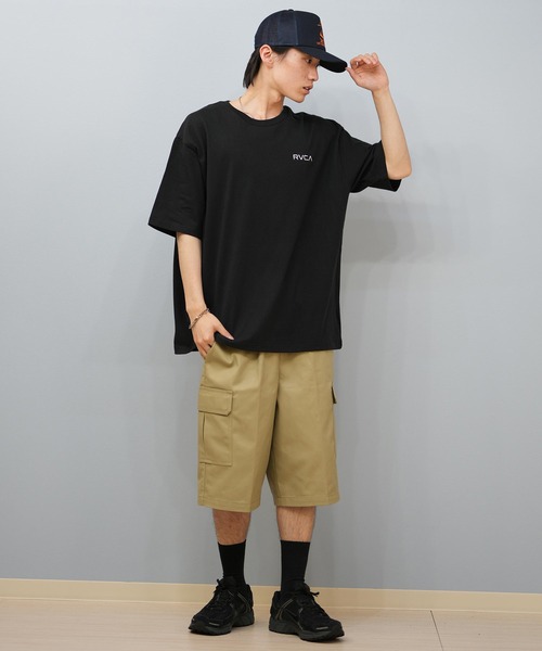 RVCA（ルーカ） tシャツ 半袖Tシャツ ビックシルエット バックプリント