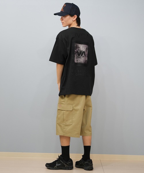 ユニセックス RVCAルーカ  ビッグシルエット バックプリンM RVCA（ルーカ） tシャツ 半袖Tシャツ ビックシルエット バックプリント