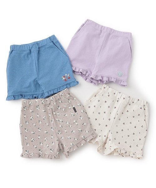 パンツ 「プティプラ」フリルショートパンツ キッズ 子供服 女の子 | petit main | 20