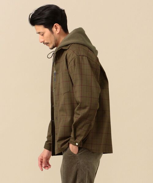 [SHIPS] рубашка с длинным рукавом SMALL Brown мужской 