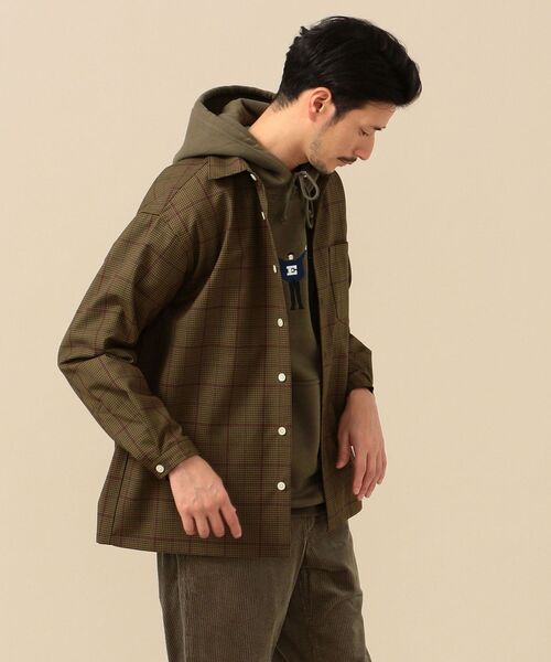 [SHIPS] рубашка с длинным рукавом SMALL Brown мужской 