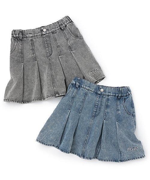 by LOVEiT スカート デニムタックスカート キッズ 子供服 女の子