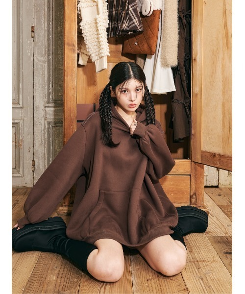 Darich（ダーリッチ） プルオーバーパーカー FREE グレー レディース