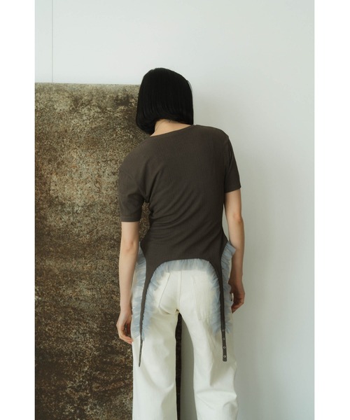Knuth Marf 2way docking unique tops ホワイト 2way docking unique tops/3color | KNUTH MARF