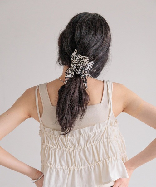 LOWRYS FARM（ローリーズファーム） ヘアクリップ ヒョウリボンバンス