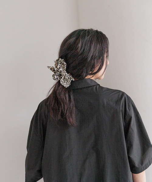 LOWRYS FARM ヘアクリップ ヒョウリボンバンス 497407