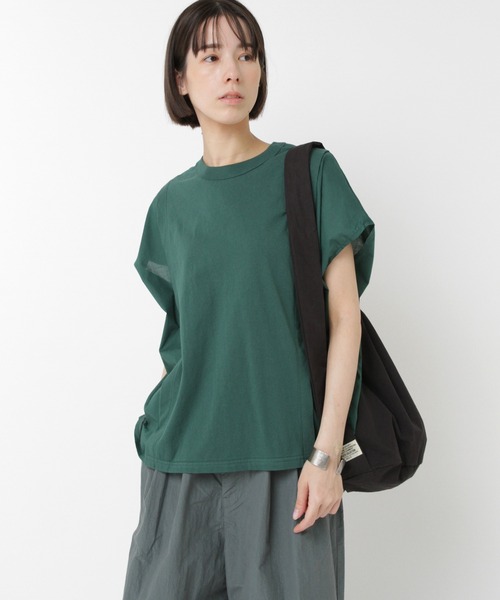 tシャツ M2508 フレンチスリーブデザインプルオーバー レディース