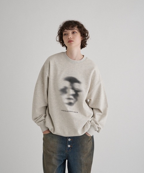 WISH FOR EVER 「WISH EVER」 スウェットカットソー LARGE