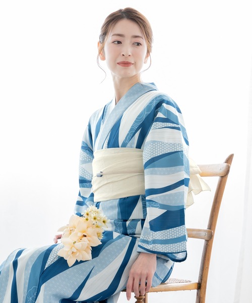 SOUBIEN（創美苑） 浴衣 「floro by SOUBIEN」浴衣2点セット （浴衣＋