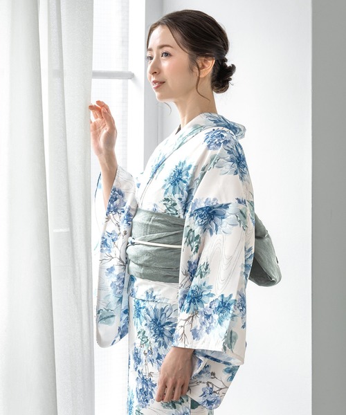 SOUBIEN（創美苑） 浴衣 「floro by SOUBIEN」浴衣2点セット （浴衣＋