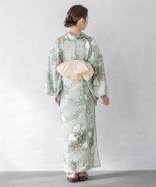 【floro by SOUBIEN】浴衣2点セット ソウビエン SOUBIEN（創美苑） 浴衣 「floro by SOUBIEN」浴衣2点セット （浴衣＋