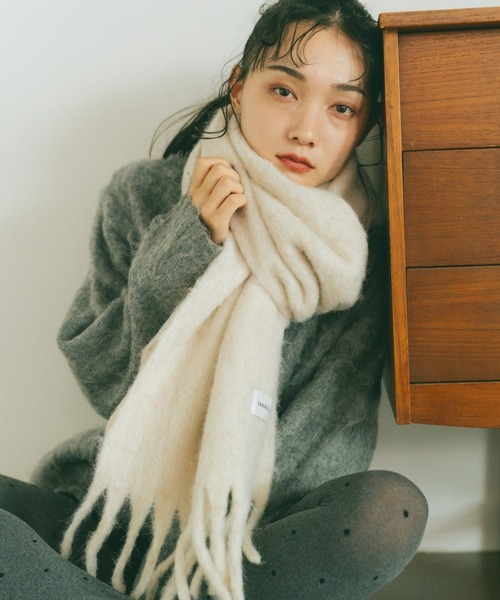 VANNIE U（ヴァニーユー） マフラー ストール ウール混ミックス