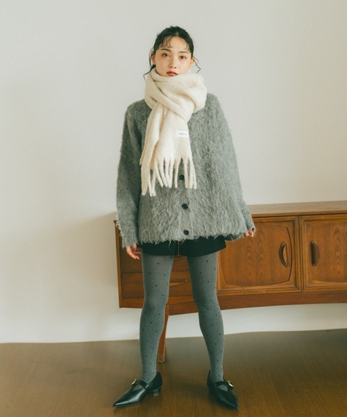 VANNIE U（ヴァニーユー） マフラー ストール ウール混ミックス