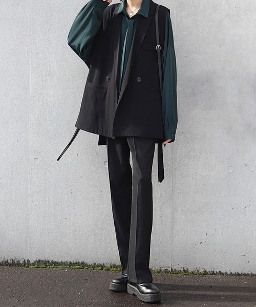 「Loose/ルース」 ベスト L グレー系その他 メンズ