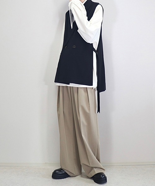 「Loose/ルース」 ベスト L グレー系その他 メンズ