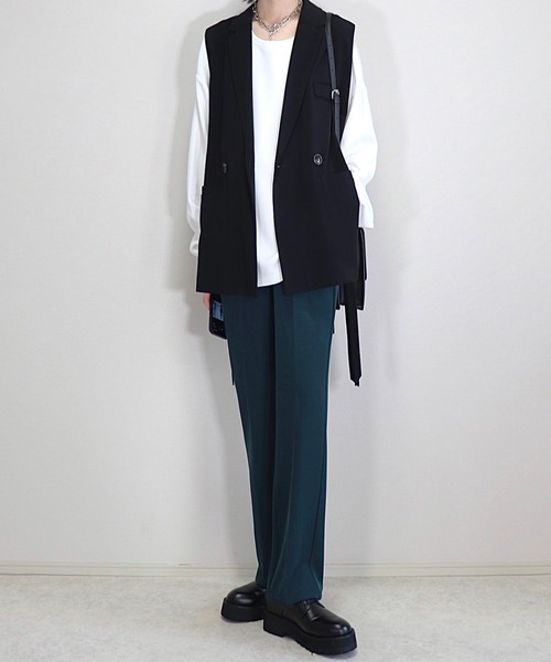 「Loose/ルース」 ベスト L グレー系その他 メンズ